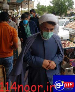 بازدید سرزده از بازار گچساران/توصیه ها و هشدار های فرماندار و دادستان گچساران