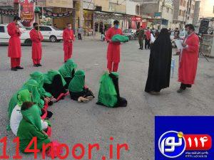 تعزیه اسرای شام در چرام برگزار شد