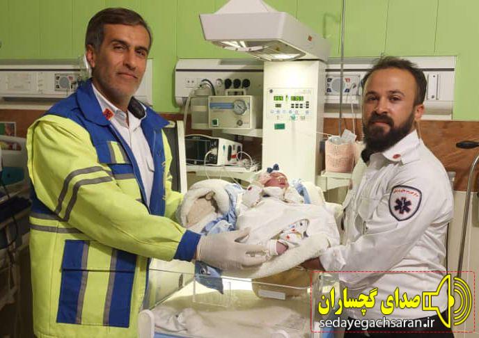 تولد نوزادی دیگر در آمبولانس درگچساران تولد نوزادی دیگر در آمبولانس درگچساران