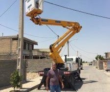 مشکل روشنایی دهستان امامزاده جعفر حل شد