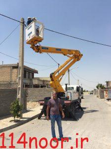 مشکل روشنایی دهستان امامزاده جعفر حل شد