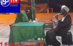 گزارش تصویری از شب تاسوعای حسینی در امامزاده جعفر(ع)