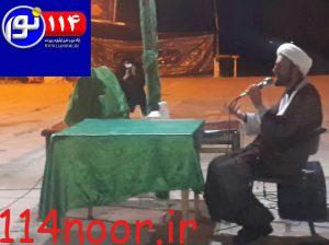 گزارش تصویری از شب تاسوعای حسینی در امامزاده جعفر(ع)