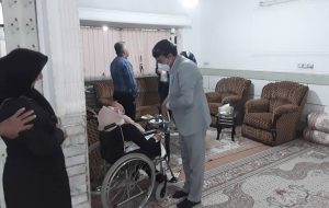 پیام تقدیر تشکر خانواده یک معلول از رئیس بهزیستی وهئیت همرا که برای سرکشی ازخانواده  معلولین  به منزل آنها  حضور پیدا می کند . متن پیام در خبر