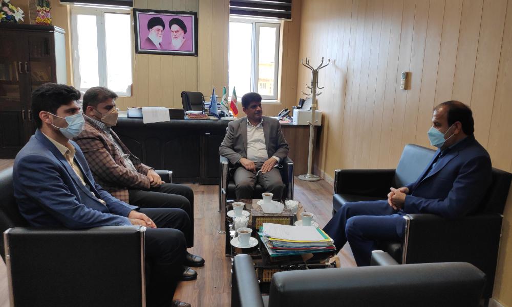 دیدار رئیس زندان گچساران با رئیس دادگستری شهرستان گچسارا