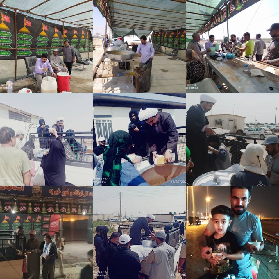 توزیع اقلام مورد نیاز موکب شهدای مدافع حرم در مرز شلمچه به ارزش یک میلیارد و چهارصد میلیون ریال توسط اداره کل اوقاف و امور خیریه استان کهگیلویه و بویراحمد