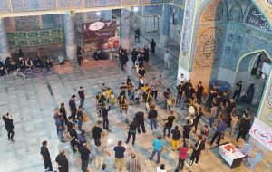 دهه وقف/ برگزاری مراسم عزاداری شب شهادت امام رضا علیه السلام در بارگاه منور حضرت بی بی حکیمه سلام الله علیها