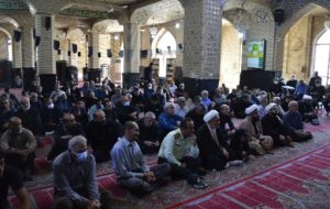 به همت موکب طریق کربلا مراسم عزاداری سالروز شهادت امام رضا ع در گچساران برگزار شد