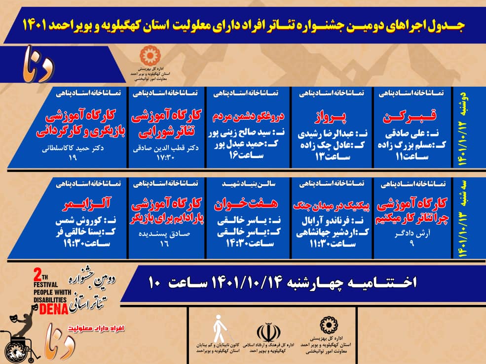 معاون توانبخشی بهزیستی کهگیلویه و بویراحمد:توسعه برنامه های هنری به توانمندی معلولان کهگیلویه و بویراحمد کمک می کند