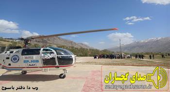 رئیس اورژانس ۱۱۵استان خبر داد:  امداد رسانی زمینی و هوایی به مصدومان حادثه واژگونی موتورسیکلت