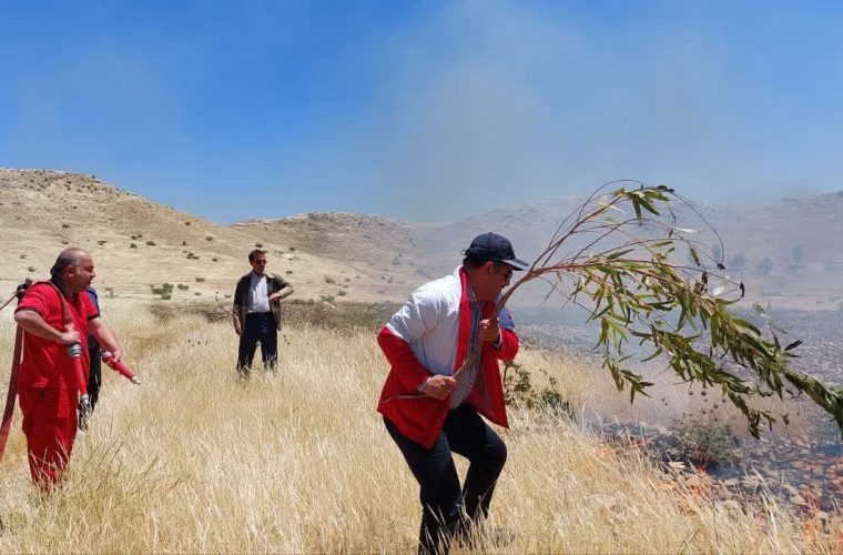 مانور امدادی که در گچساران با  واقعی همراه شد   
