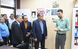 مدیر عامل شرکت بهره برداری نفت و گاز گچساران با کارکنان  اداره ترابری دیدار کرد.