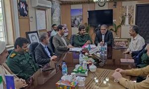 دیدار مدیرعامل نفت گچساران  با فرمانده سپاه شهرستان/كاركنان صنعت نفت سربلند در آزمون های سخت   