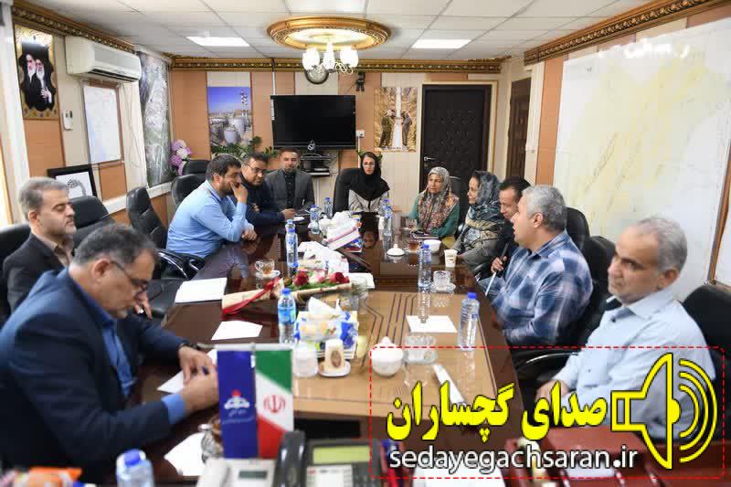 دیدار مدیرعامل نفت با انجمن نابینایان و کم بینایان صبح امید گچساران