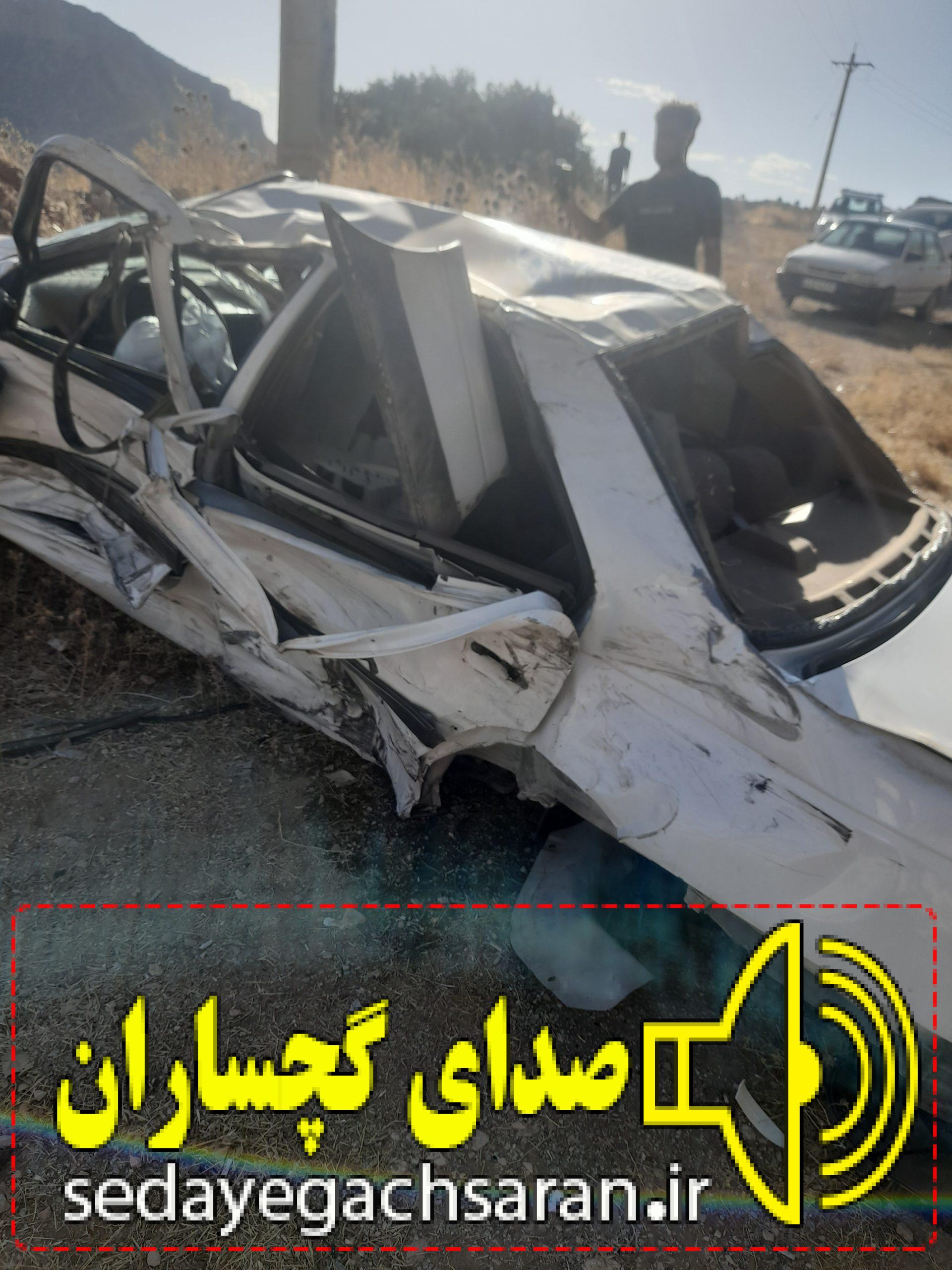رئیس اورژانس کهگیلویه و بویراحمد خبر داد۱۰ مصدوم در پی برخورد دو خودروی پژو در محور «یاسوج به بابامیدان»