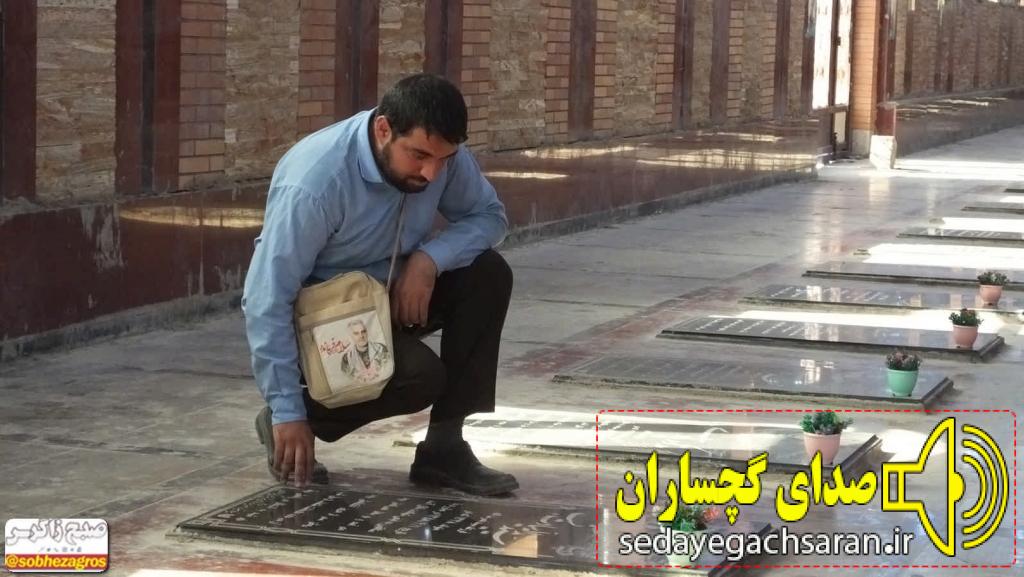 همزمان با هفته دولت انجام شد؛  تجدید میثاق دولتی ها با آرمان‌های شهدا درگچساران+ تصاویر