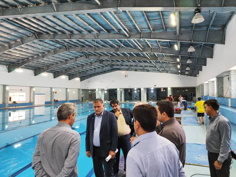 بازدید مدیرعامل شرکت نفت و گاز گچساران و هیات همراه از اماکن ورزشی