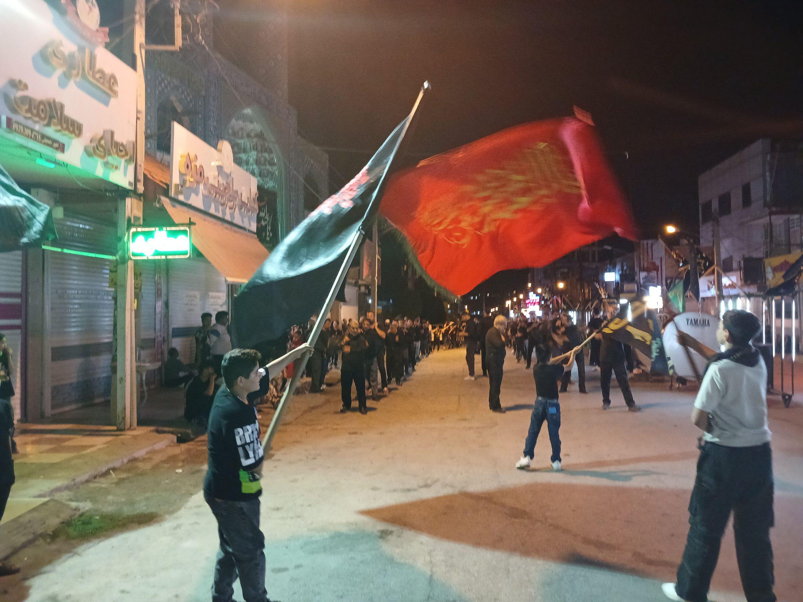 گزارش تصویری از عزاداری درمناطق مختلف   شهرستان گچساران در شب پنجم  محرم الحرم   