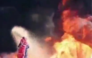 جزئیات مهار آتش‌سوزی در مسیر خطوط دشت بلوط شرکت نفت گچساران در کمترین زمان ممکن