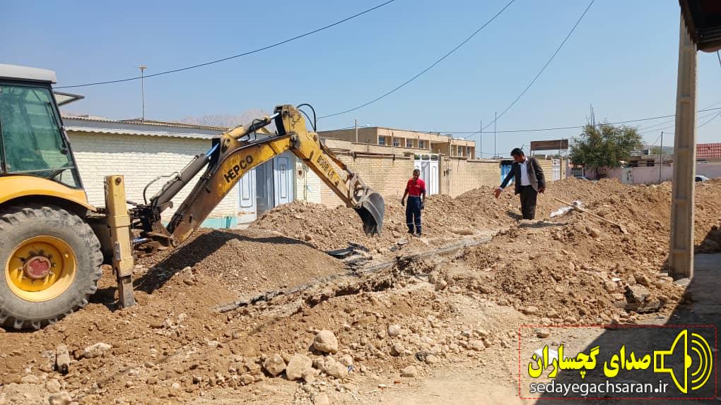 خدمت به شهروندان با اقدام جهادی آبفا گچساران در روز پایانی سال +فیلم