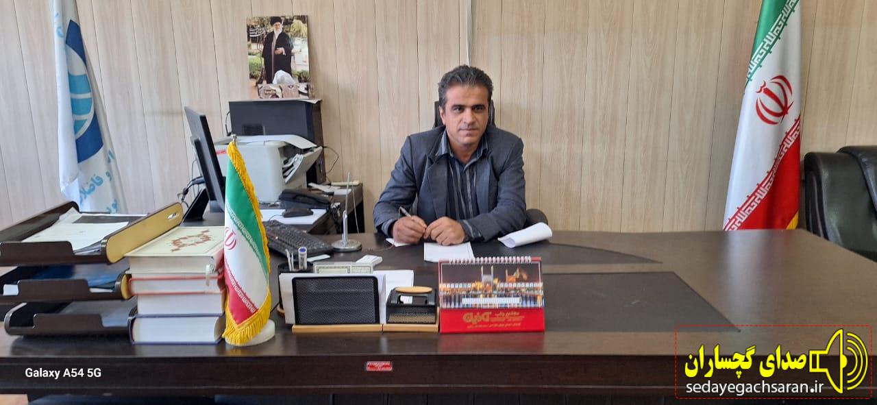 مدیراموراب و فاضلاب شهرستان گچساران درآستانه فرارسیدن نوروز باستانی شهروندان گچساران را به صرفه جویی در مصرف آب دعوت کرد