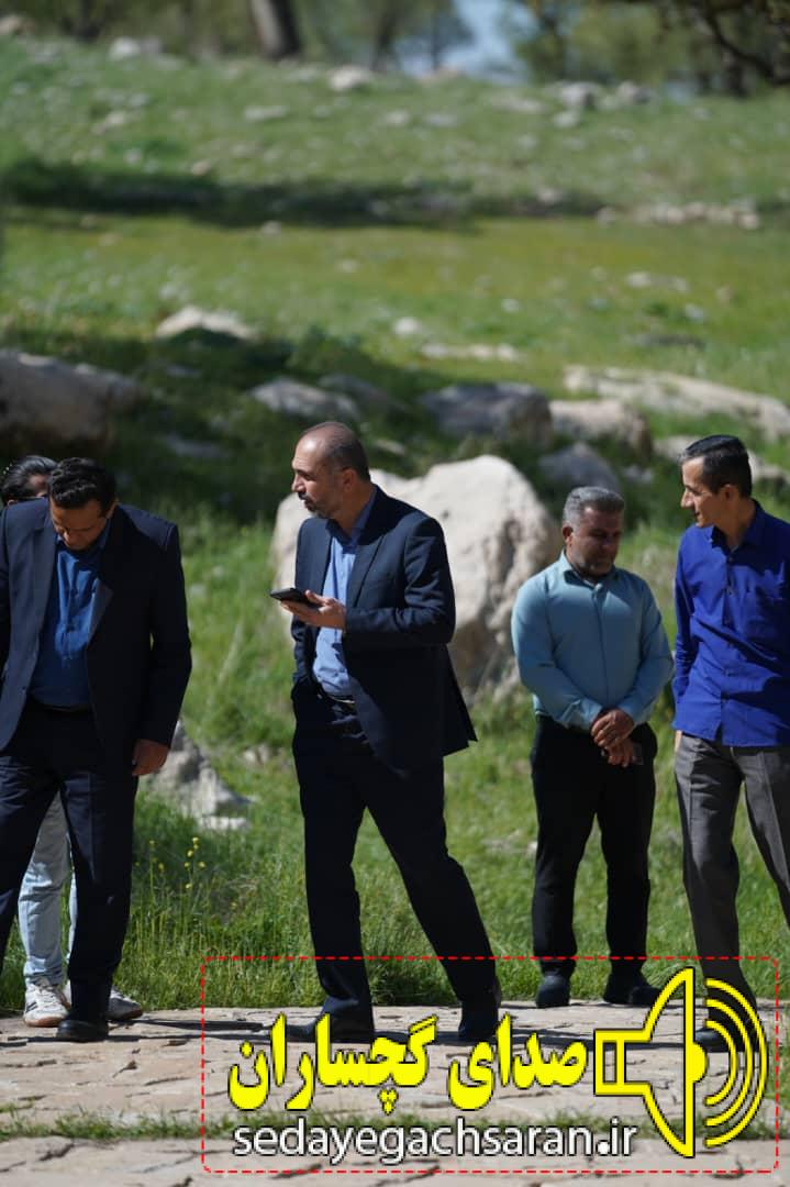 گزارش تصویری از بازدید فرماندار گچساران و رئیس میراث فرهنگی و گردشگری  از مناطق بویراحمد گرمسیر