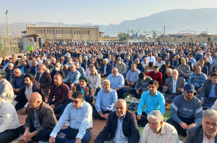 نماز عید فطر در گچساران برگزار شد +  تصاویر