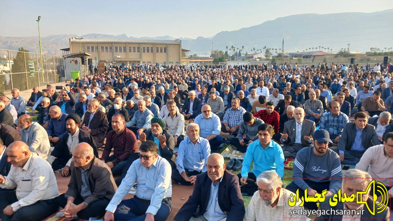 نماز عید فطر در گچساران برگزار شد +  تصاویر