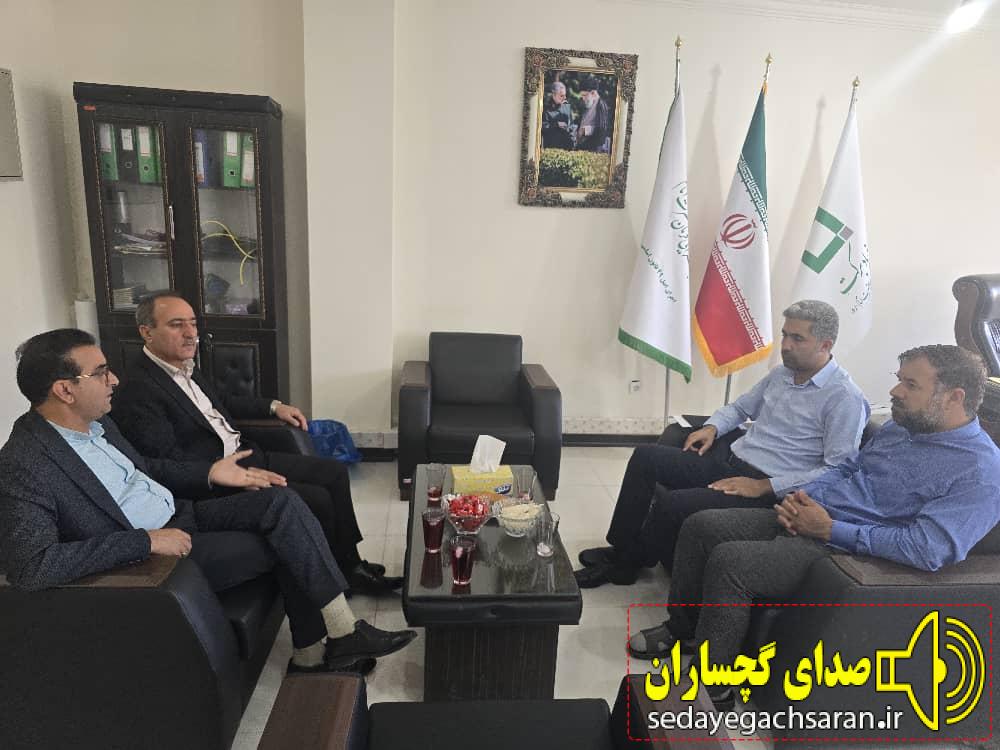 دیدار مدیرکل بهزیستی کهگیلویه و بویراحمد با رئیس ستاد فرمان اجرایی امام (ره