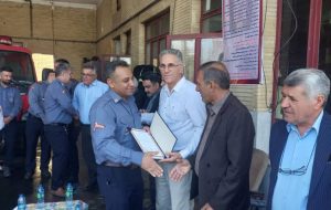 دیدار شهردار و شورای اسلامی شهر دوگنبدان با آتش‌نشانان به مناسبت روز ملی آتش‌نشان