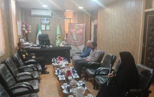 به مناسبت هفته نیروی انتظامی؛ اعضای انجمن نابینایان گچساران با فرمانده انتظامی شهرستان دیدار کردند