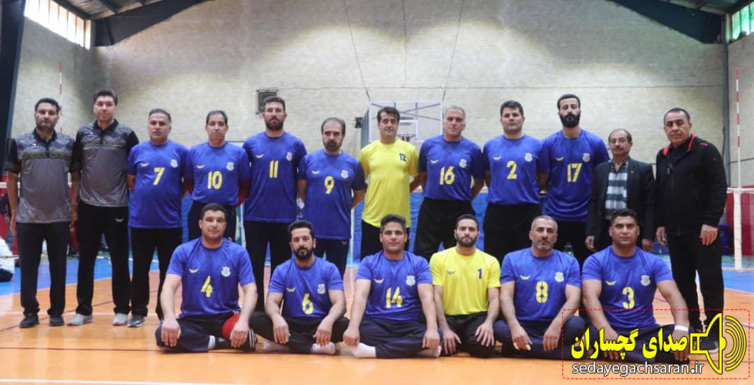 قهرمانی تیم والیبال نشسته جانبازان نفت و گاز گچساران در گروه نخست لیگ دسته یک کشور