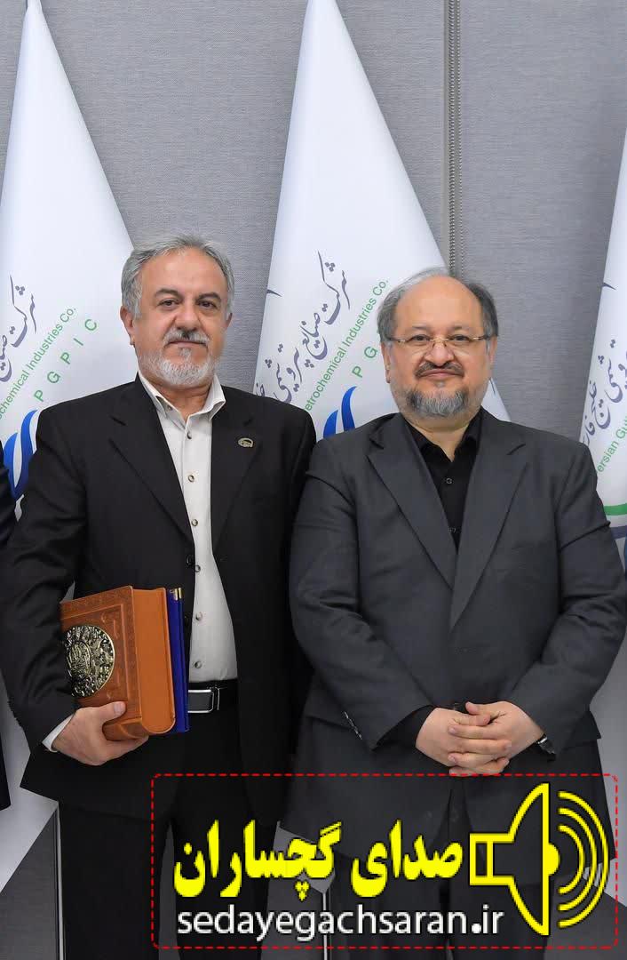 *مراسم تودیع و معارفه مدیرعامل شرکت صنایع پلیمر گچساران برگزار شد