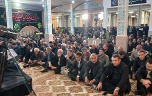 گچساران در سوگ اربعین شهدای مدافع امنیت