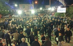  برگزاری مراسم عزاداری شب عاشورا در هیئت انصارالحسین گهگیلویه مقیم گچساران